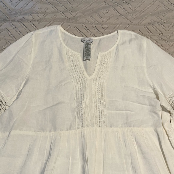 Tommy Bahama White Floral Swim Cover-up | XL - Picture 4 of 6